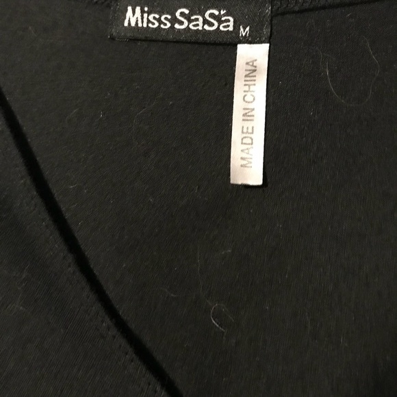 Miss Sasa Ruffled Asymmetrical Sleeveless Top - Picture 6 of 7